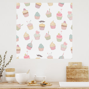 Iced Cupcakes Poster