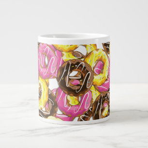 Iced Doughnuts Large Coffee Mug