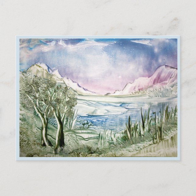 Iced Hills Postcard (Front)