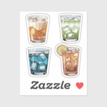 Iced Tea and Refreshing Drinks Sticker Pack