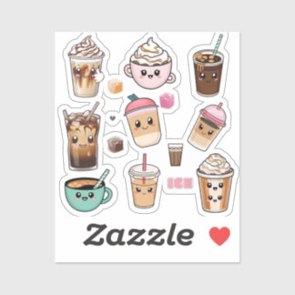 Iced Tea and Refreshing Drinks Sticker Pack