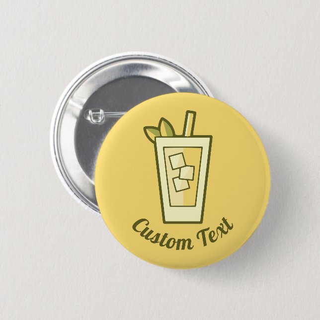 Iced Tea Button (Front & Back)