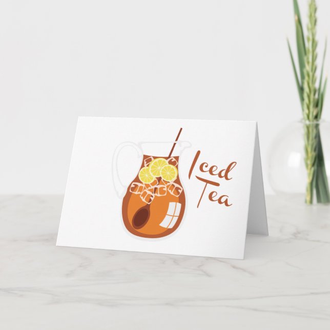 Iced Tea Card (Front)