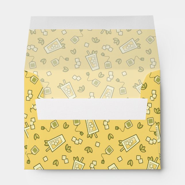 Iced Tea Pattern Envelope (Back (Bottom))