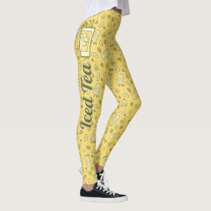 Iced Tea Pattern Leggings