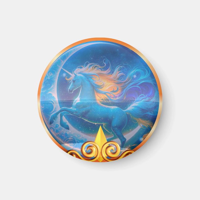 Iced Unicorn Magnet (Front)