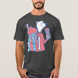 ICEE Bear Coldest Drink In Town! Premium  T-Shirt