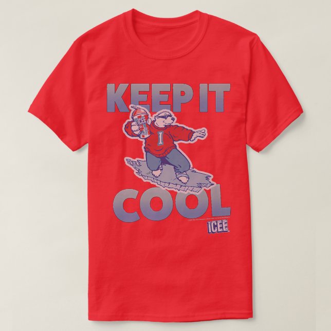ICEE Bear Keep It Cool Surf Pose Premium  T-Shirt (Design Front)
