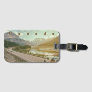 Icefield Parkway Road Canada Luggage Tag