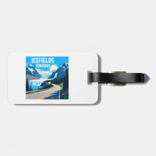 Icefields Parkway Alberta Canada Landscape Luggage Tag