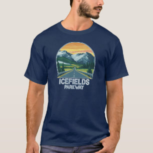 Icefields Parkway Alberta Canada Mountains T-Shirt