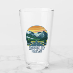 Icefields Parkway Alberta Canada Vista Glass