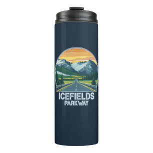 Icefields Parkway Alberta Canada Vista Thermal Tumbler