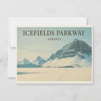 Icefields Parkway Alberta – Canadian Rockies  Postcard