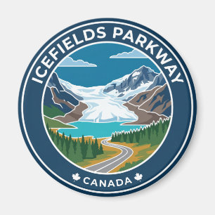 Icefields Parkway Canada Magnet