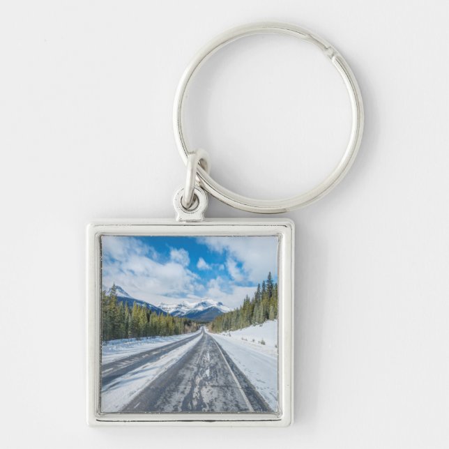 Icefields Parkway Key Ring (Front)