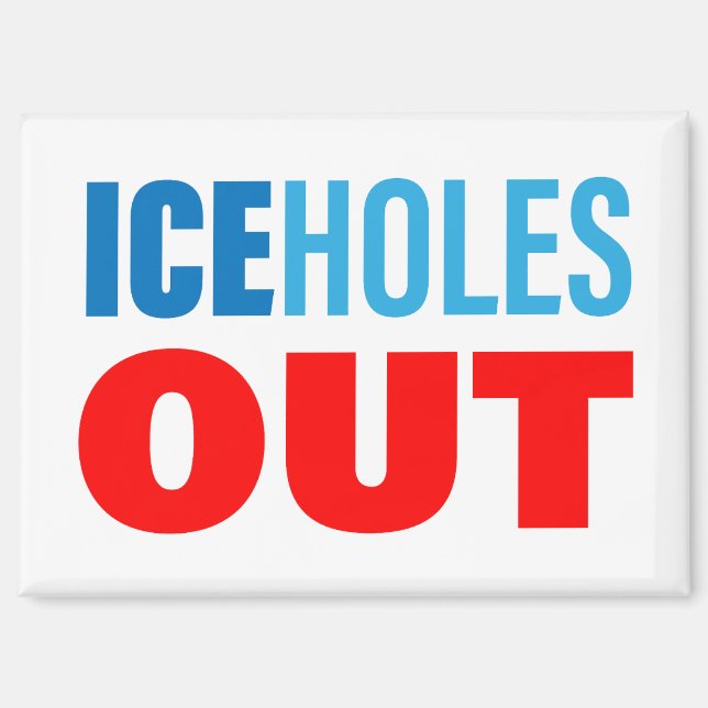 ICEholes OUT Magnet (Front)