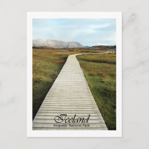 Iceland, Þingvellir National Park Postcard