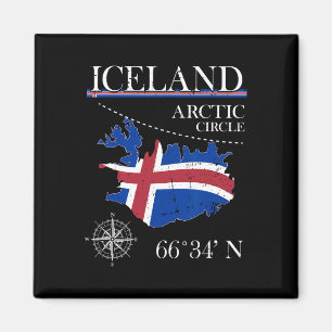 Iceland - Arctic Circle - Polar North Island Icela Magnet