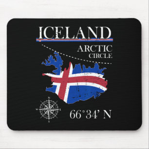 Iceland - Arctic Circle - Polar North Island Icela Mouse Pad