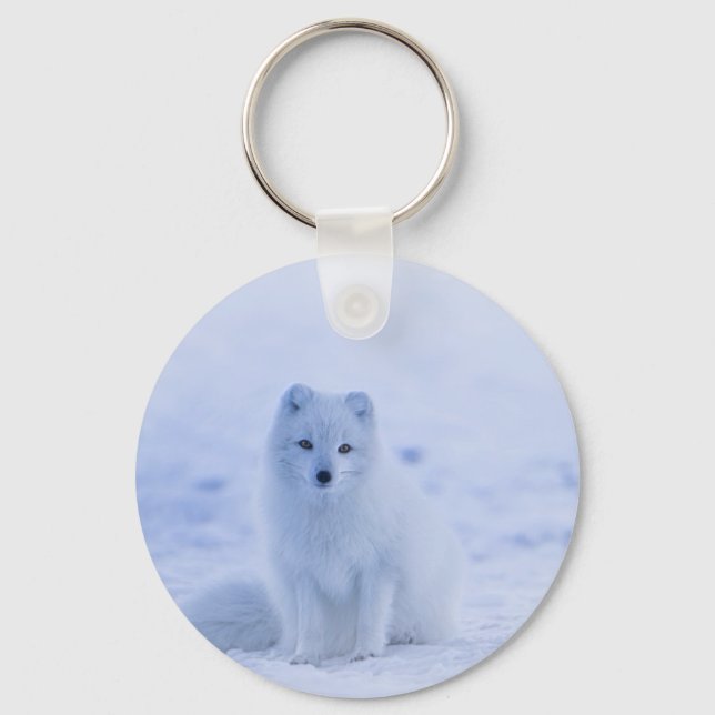 Iceland Arctic Fox Key Ring (Front)
