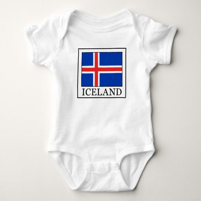 Iceland Baby Bodysuit (Front)