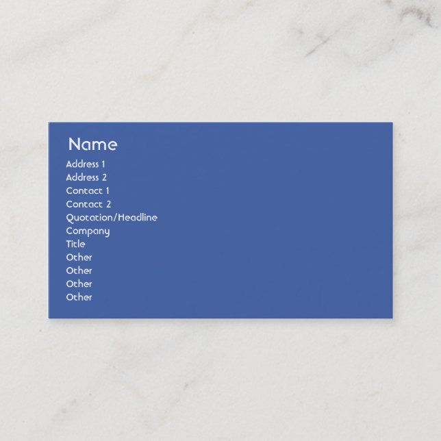 Iceland - Business Business Card (Front)