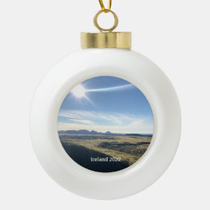 Iceland - Ceramic Ornament