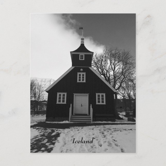 Iceland church postcard (Front)