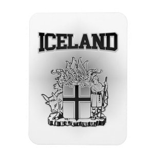 Iceland Coat of Arms Magnet