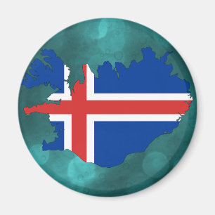 Iceland country flag magnet