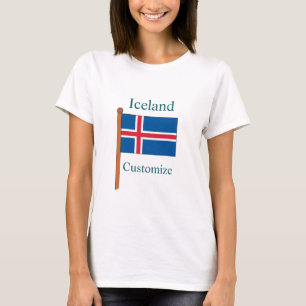 Iceland Country Flag Thunder_Cove T-Shirt