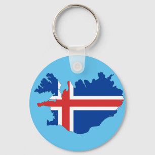 Iceland country key ring
