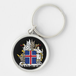 iceland emblem key ring