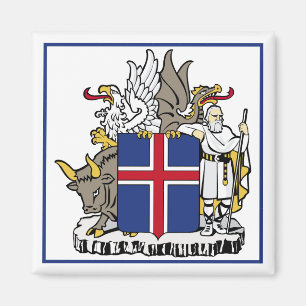 iceland emblem magnet