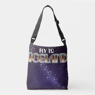 Iceland fight poster crossbody bag