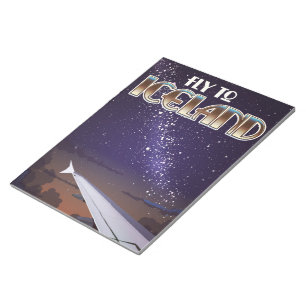 Iceland fight poster notepad