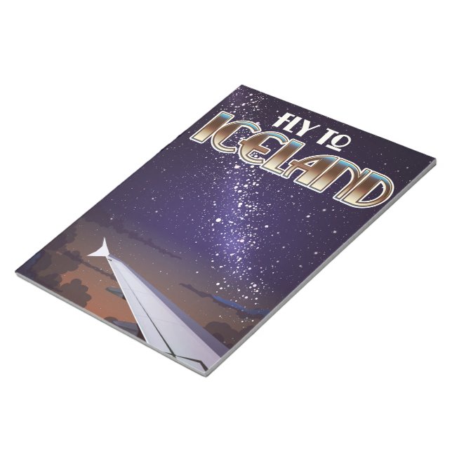 Iceland fight poster notepad (Angled)