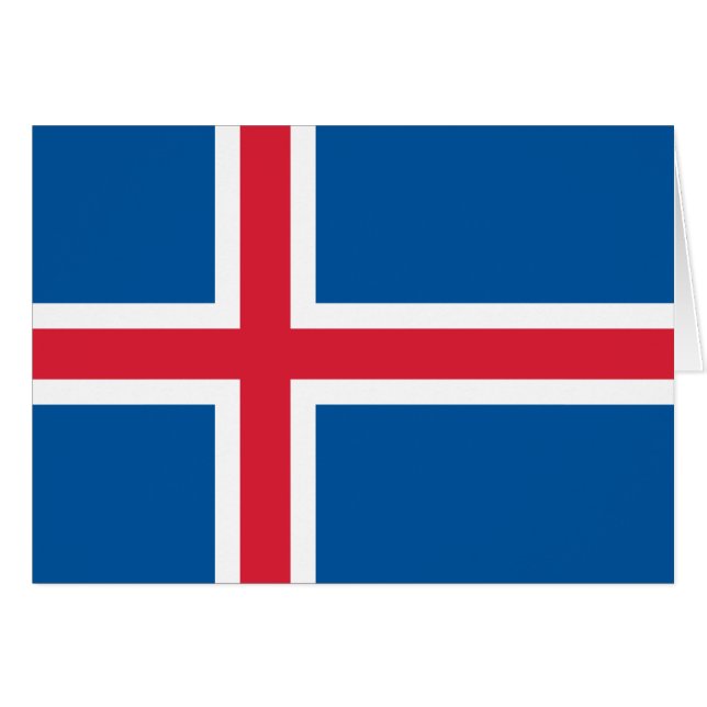 Iceland Flag (Front Horizontal)
