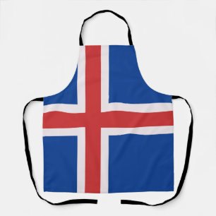 Iceland flag apron