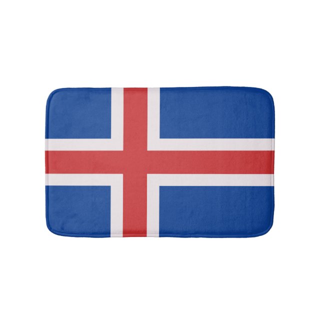 Iceland flag bath mat (Front)