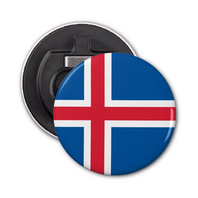 Iceland Flag Bottle Opener (Front)
