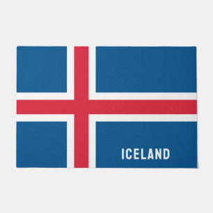 Iceland Flag Doormat