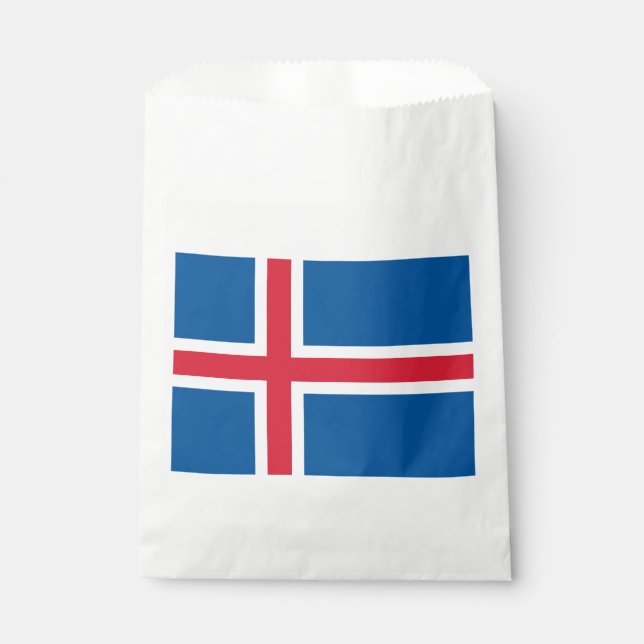 Iceland Flag Favour Bag (Front)