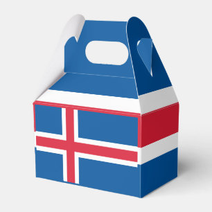 Iceland flag favour box