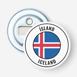 Iceland Flag Gorgeous Patriotic Bottle Opener