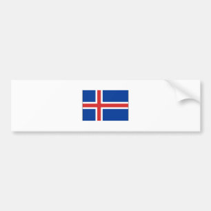 Iceland FLAG International Bumper Sticker