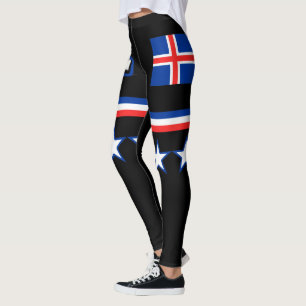 Iceland Flag Leggings