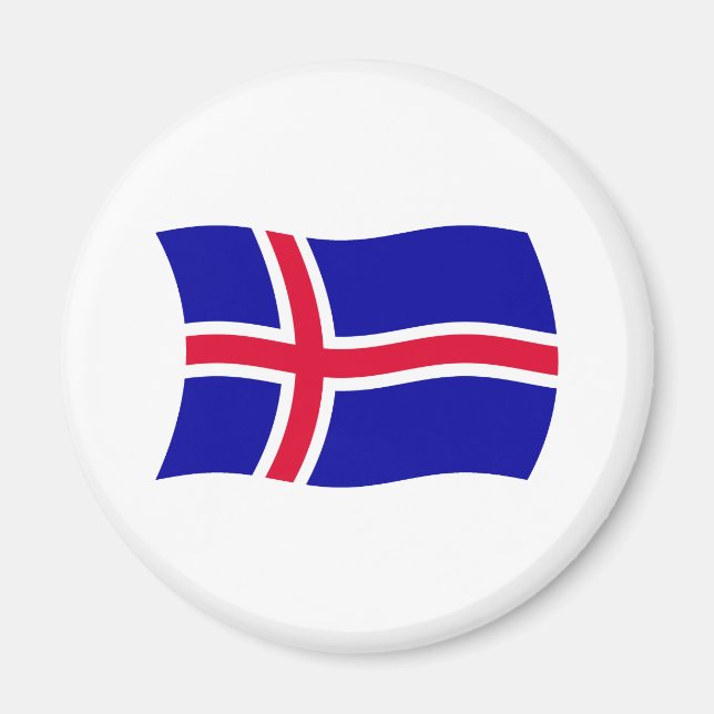 Iceland Flag Magnet (Front)