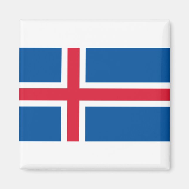 Iceland Flag Magnet (Front)